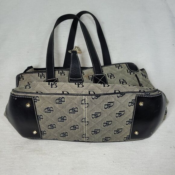 DOONEY & BOURKE Purse Bag Womens Silver Buckle Designer Satchel Bags Purses - Picture 11 of 16